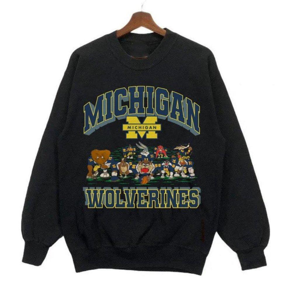 Michigan Wolverines Looney Tunes Wolverines Sweatshirt
